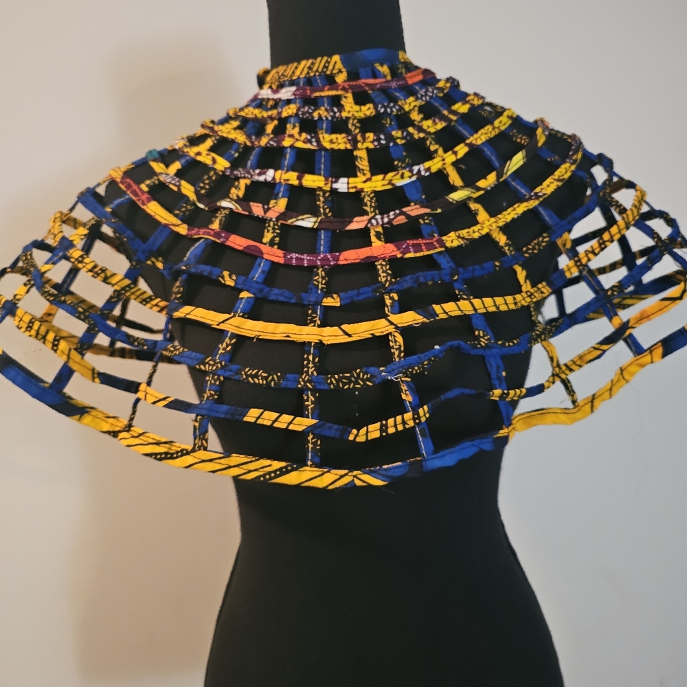 Ankara Neck Cape. Handmade in Ghana